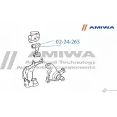 Сайленблок маленький переднего верхнего рычага AMIWA VJZERQ EDS 7R 02-24-265 1422492327 - Изображение 2