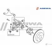 Сайленблок задней цапфы AMIWA MSL FYD 1422492401 02-24-519 BWJT0QO - Изображение 2