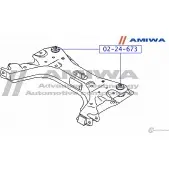 Сайленблок подрамника задний AMIWA 1422492691 7JPMJP 9 T95L3C 02-24-673 - Изображение 2