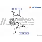 Сайлентблок переднего нижнего рычага AMIWA XYWBEE EN1 7FDA 1422492383 02-32-926 - Изображение 2