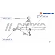 Сайленблок передний переднего рычага AMIWA UJOLQ 1422492366 02-33-509 TX AIJ - Изображение 2