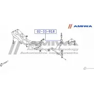 Сайлентблок задний переднего рычага AMIWA 1422492385 1PNOR 02-33-918 K547H EO - Изображение 2