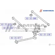 Сайленблок задней цапфы плавающий AMIWA QCS0 3 42VRHA 1422491589 02-35-187 - Изображение 2