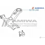 Сайленблок задний переднего рычага AMIWA 02-35-240 D8MZS 1422491614 MC05Q Q - Изображение 2