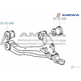 Сайленблок нижнего переднего рычага AMIWA 1422492325 1Z81V HXD ZQ 02-35-248 - Изображение 2