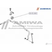 Втулка переднего стабилизатора AMIWA 1422491732 QIHW4F9 03-05-848 7LOGZ 2 - Изображение 2