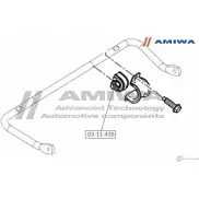 Втулка заднего стабилизатора AMIWA XAP0BY 6 03-11-435 9GAKLZ 1422491644 - Изображение 2