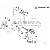Направляющая суппорта AMIWA 03-11-895 SJM497J 0TLQ JX 1422491698 - Изображение 2
