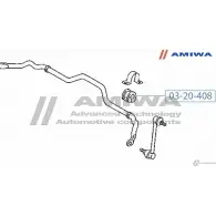 Втулка переднего стабилизатора AMIWA LPNV 82 03-20-408 1422491632 8815WMF - Изображение 2