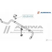 Втулка переднего стабилизатора AMIWA 1422491636 MJVC2 1 589LN 03-20-419 - Изображение 2