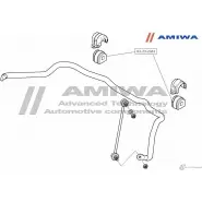 Втулка переднего стабилизатора AMIWA 03-23-2361 CSGLY4 1422491851 3D D7E7 - Изображение 2