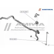 Втулка переднего стабилизатора AMIWA 303NC YCO VJMS 1422491854 03-23-2367 - Изображение 2