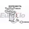 Катализатор EUROFLO 1140452 ECFD1051TA 4347717 09 8-281