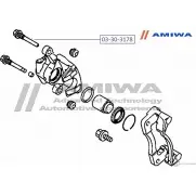 Направляющая суппорта AMIWA 1422491860 4IP81 6IU EM 03-30-3178 - Изображение 2