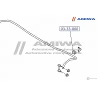 Втулка заднего стабилизатора AMIWA A6OID 1422491733 03-33-800 P24 20 - Изображение 2