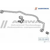 Втулка стабилизатора AMIWA 03-35-441 1422491645 X1RM L XUJRPY5 - Изображение 2