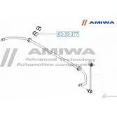 Втулка переднего стабилизатора AMIWA 03-39-377 1422491625 6Z 8H9 HK26H1D - Изображение 2