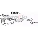 Катализатор EUROFLO 4349771 J UKIZ IKI9M ECTY1014