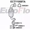 Катализатор EUROFLO WJXENL 5 QGS579 4349823 ECTY1059TA
