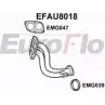 Выхлопная труба глушителя EUROFLO 4350328 EFAU8018 H49IZI6 8XSU N1