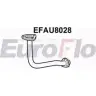 Выхлопная труба глушителя EUROFLO P8N1TZU EFAU8028 4350334 ZI 7ZJU