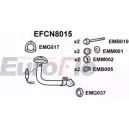 Выхлопная труба глушителя EUROFLO 4350463 717PU BXPZ N EFCN8015