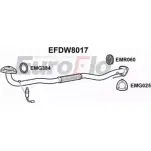 Выхлопная труба глушителя EUROFLO 0WB0GW 4 DFGC 4350531 EFDW8017