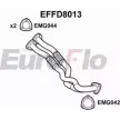 Выхлопная труба глушителя EUROFLO 0G4TG0T D FFNO 4350549 EFFD8013