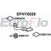 Выхлопная труба глушителя EUROFLO EFHY8029 RH3QS 4350804 ZLT ZO4W