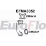 Выхлопная труба глушителя EUROFLO N4T JX IHSV9EK 4350911 EFMA8052