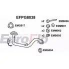 Выхлопная труба глушителя EUROFLO 6SD8K 4350955 K OQI8 EFPG8038