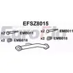Выхлопная труба глушителя EUROFLO N15PRB EFSZ8015 4351125 Z 2DMJ9H