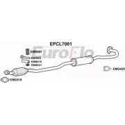 Сажевый фильтр ОГ EUROFLO EPCL7001 3KFG MP HM932K 4352557