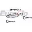Сажевый фильтр ОГ EUROFLO EPFD7013 4MKNCII O JODC 4352603