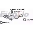 Сажевый фильтр ОГ EUROFLO ZFNDPV L1AK 1O2 EPMA7004TA 4352690