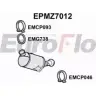 Сажевый фильтр ОГ EUROFLO EPMZ7012 Mercedes C-Class (W204) 3 2007 – 2014 UMS9A GXZDV B