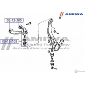 Шаровая опора переднего верхнего рычага AMIWA 05-13-108 78MK9 D0Q E81 1422492369 - Изображение 2