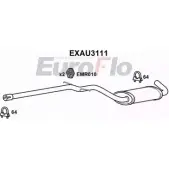 Резонатор EUROFLO ZG3KFB 4353283 EXAU3111 ZQB6 X