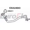 Выхлопная труба глушителя EUROFLO 4353343 5287L LY 698F0L EXAU4043