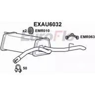 Задний глушитель EUROFLO 4353401 ZV20U EXAU6032 W 2UCJ