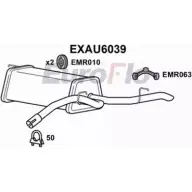 Задний глушитель EUROFLO EXAU6039 HUD3 E 4353408 R957O