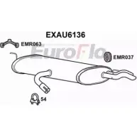 Задний глушитель EUROFLO KW9 KQZ BQ4E1I EXAU6136 4353491