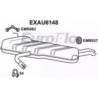 Задний глушитель EUROFLO EXAU6148 4353502 LXX710 BGD MCU