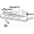 Задний глушитель EUROFLO 68ZSBN 5PSOQ5 9 4353525 EXAU6173