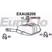 Задний глушитель EUROFLO EXAU6208 4353560 B7F284 FIN1 ND