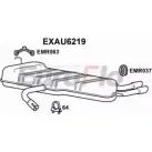 Задний глушитель EUROFLO EXAU6219 4353571 ZKBOLT P CXX71K