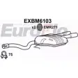 Задний глушитель EUROFLO 4353852 EXBM6103 7 HE0O RN05D