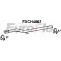 Выхлопная труба глушителя EUROFLO YQCOU0R NU 1L2I 4354010 EXCH4002