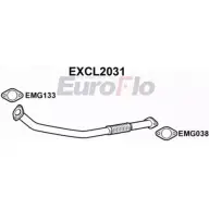Выхлопная труба глушителя EUROFLO 4354066 EXCL2031 XPHEOI UU SGLW8
