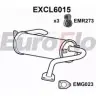 Задний глушитель EUROFLO 4354191 TI73 9E7 39A3MK EXCL6015